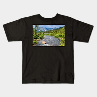 Long Lake and The Continental Divide Kids T-Shirt